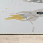 Play Rug Neil with Rockets Planets and Stars RugYourHome