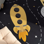 Play Rug Neil with Rockets Planets and Stars RugYourHome