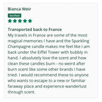 Sparkling Champagne Scented Soy Candle Fernweh Editions