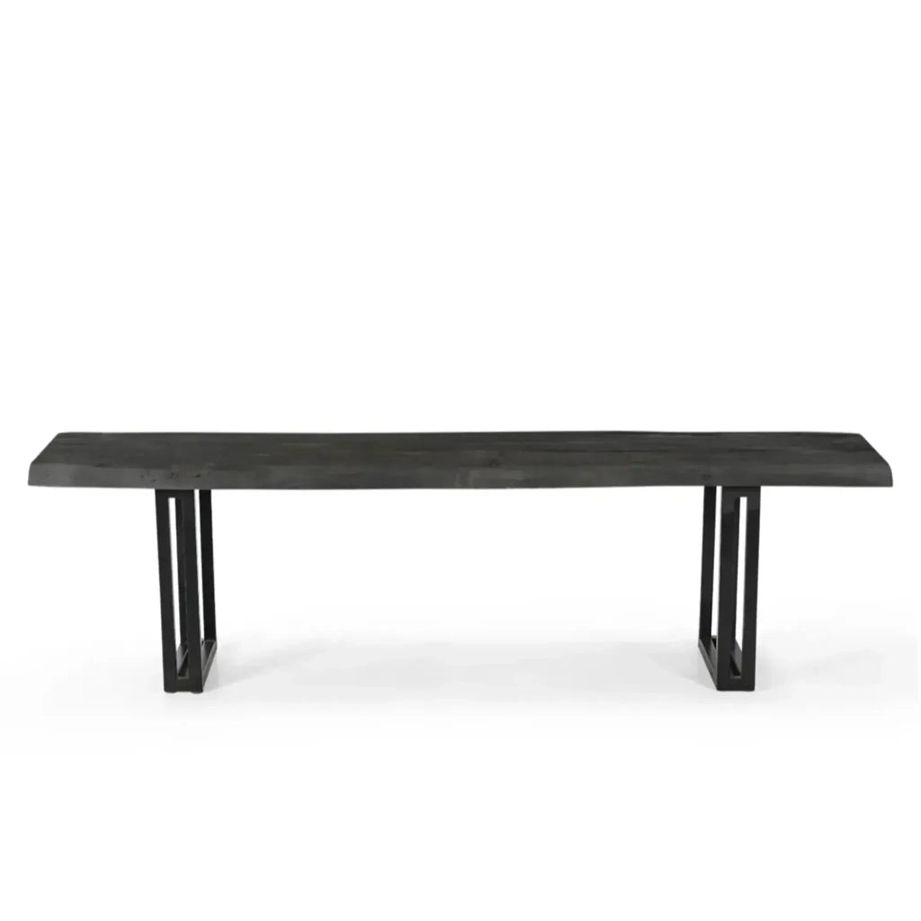 Sparrow Solid Wood Dining Bench - Gray