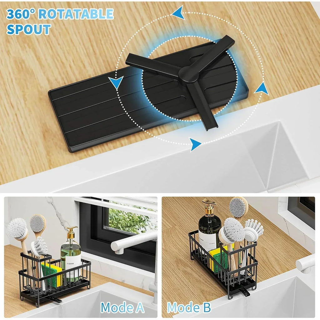 Sponge Holder - Stainless Steel Black