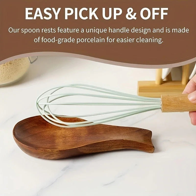 Elegant Wooden Spoon and Chopstick Holder - Modern Kitchen Organizer for Soup Spoons, Forks & Utensils,... - House Of Avana [[SKU:HOA-KAC-409]]