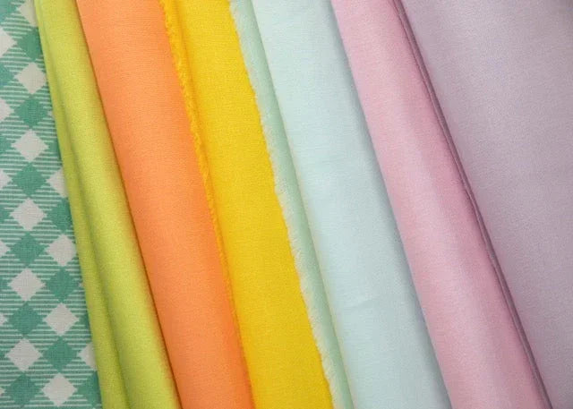 Spring Tulip Table Runner Pre-Cut Quilt Kit Block Party Quilt Co