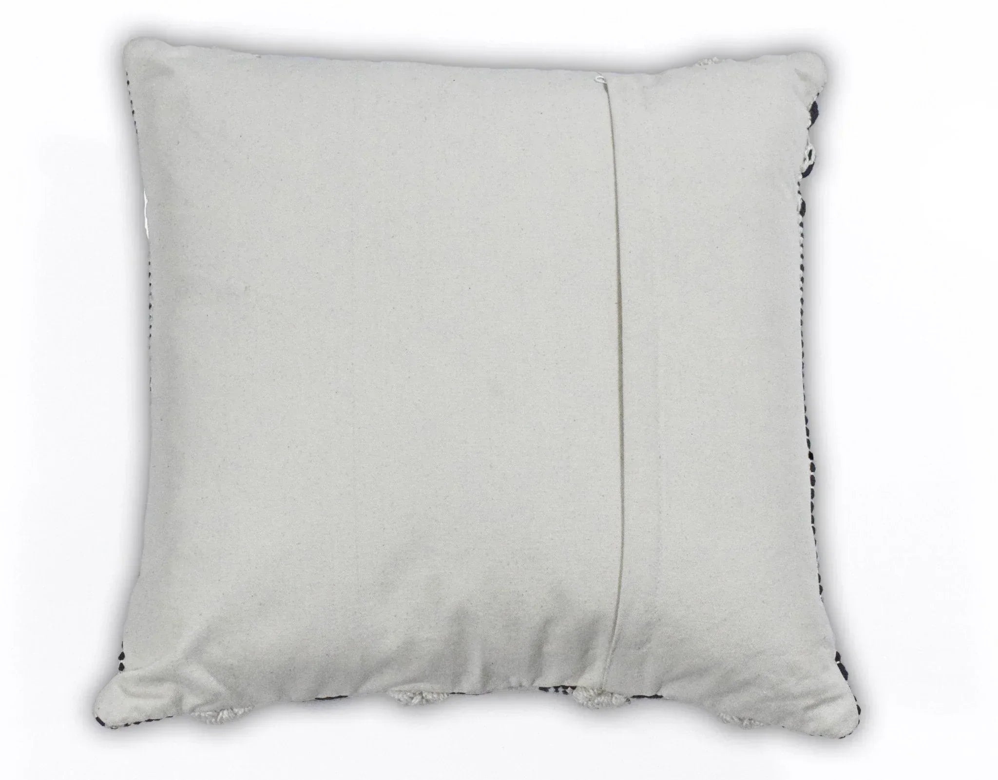 Square Outdoor and Indoor Safe Black and White Striped Pillow The Rug Decor