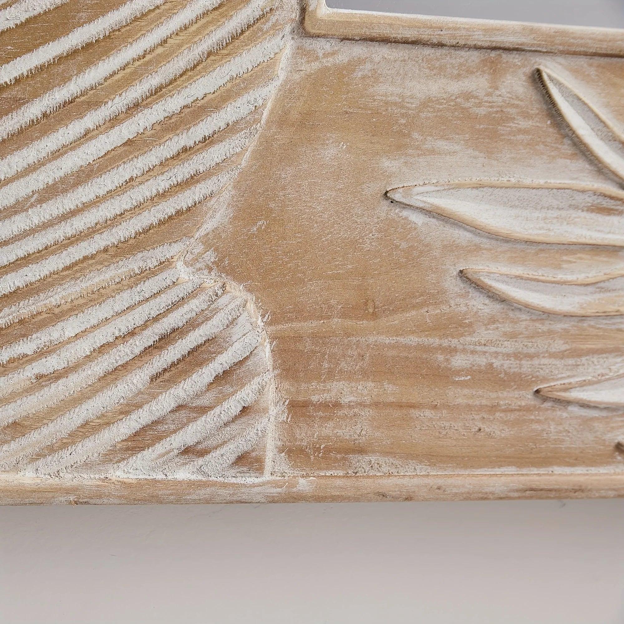 Square Wall Mirror Rustic Square Shape Mirrors Wood Wall Decor Quadrate Mirrors - House Of Avana