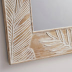 Square Wall Mirror Rustic Square Shape Mirrors Wood Wall Decor Quadrate Mirrors - House Of Avana