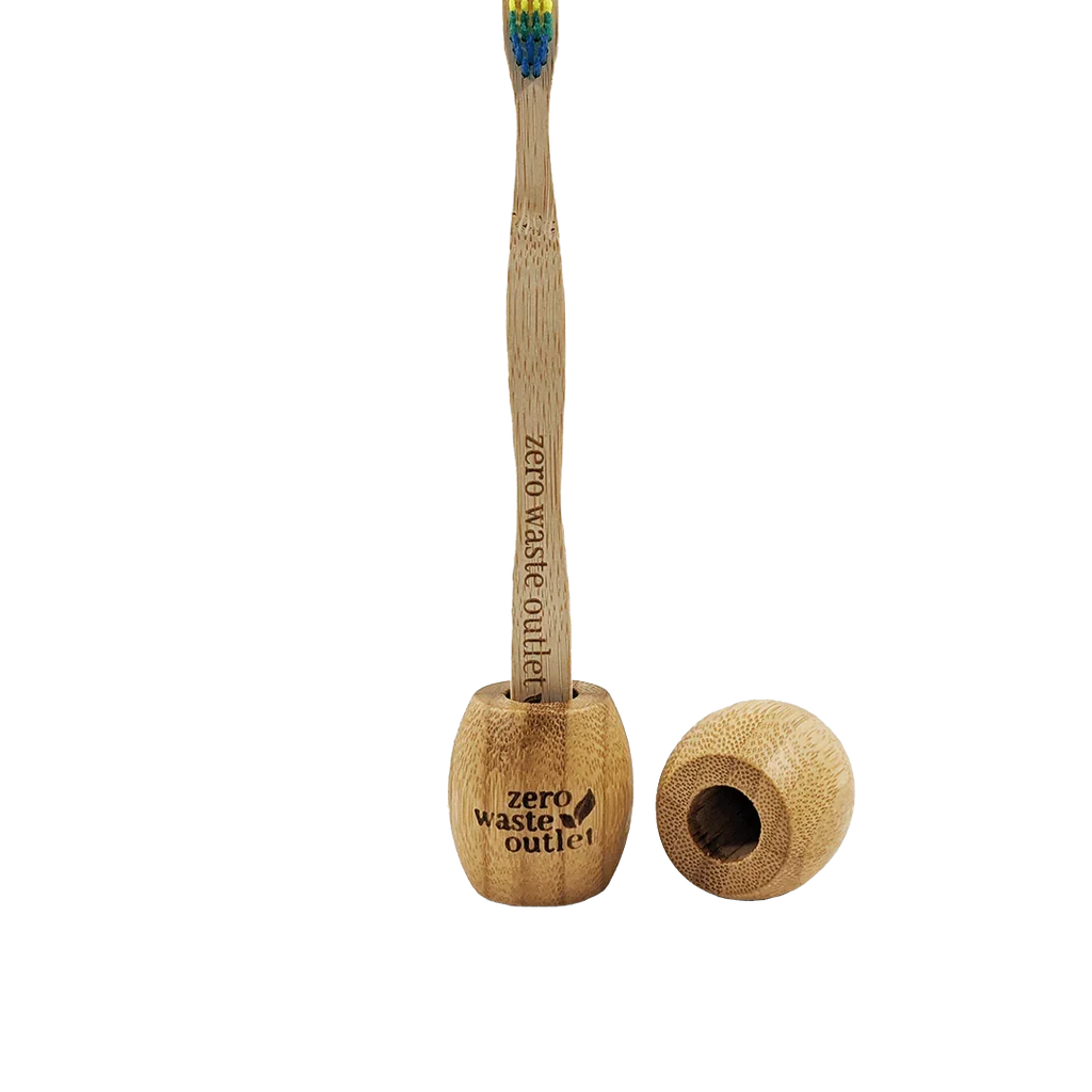Bamboo Toothbrush Stand - House Of Avana