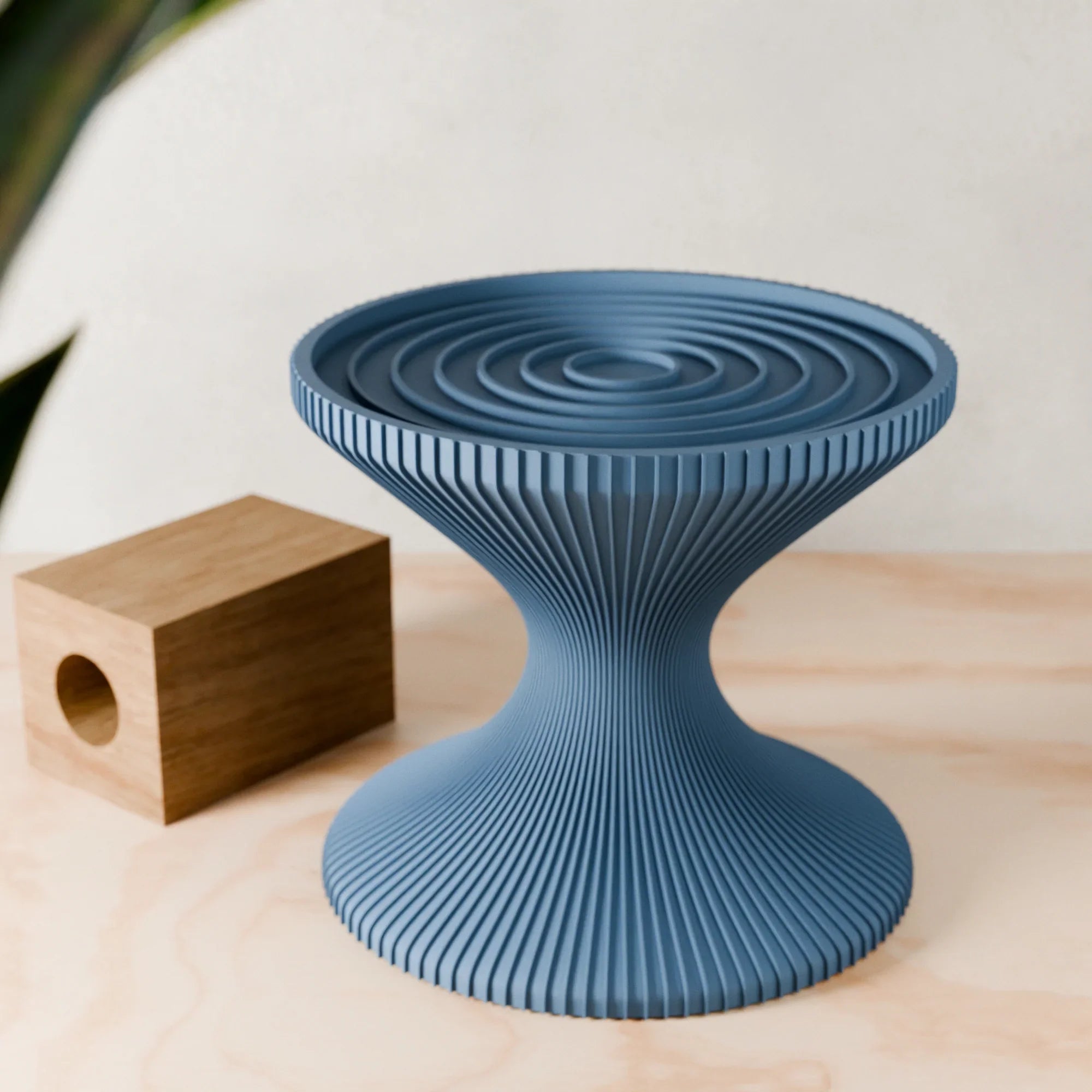 Plant Stand - Chalice, angled view - House Of Avana