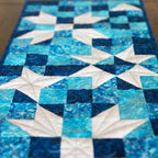 Standout Stars Table Runner Pattern Block Party Quilt Co