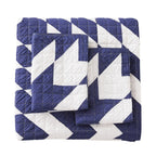 Star Patch Patchwork Cotton Quilt Set Mélange Home