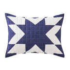 Star Patch Patchwork Cotton Quilt Set Mélange Home