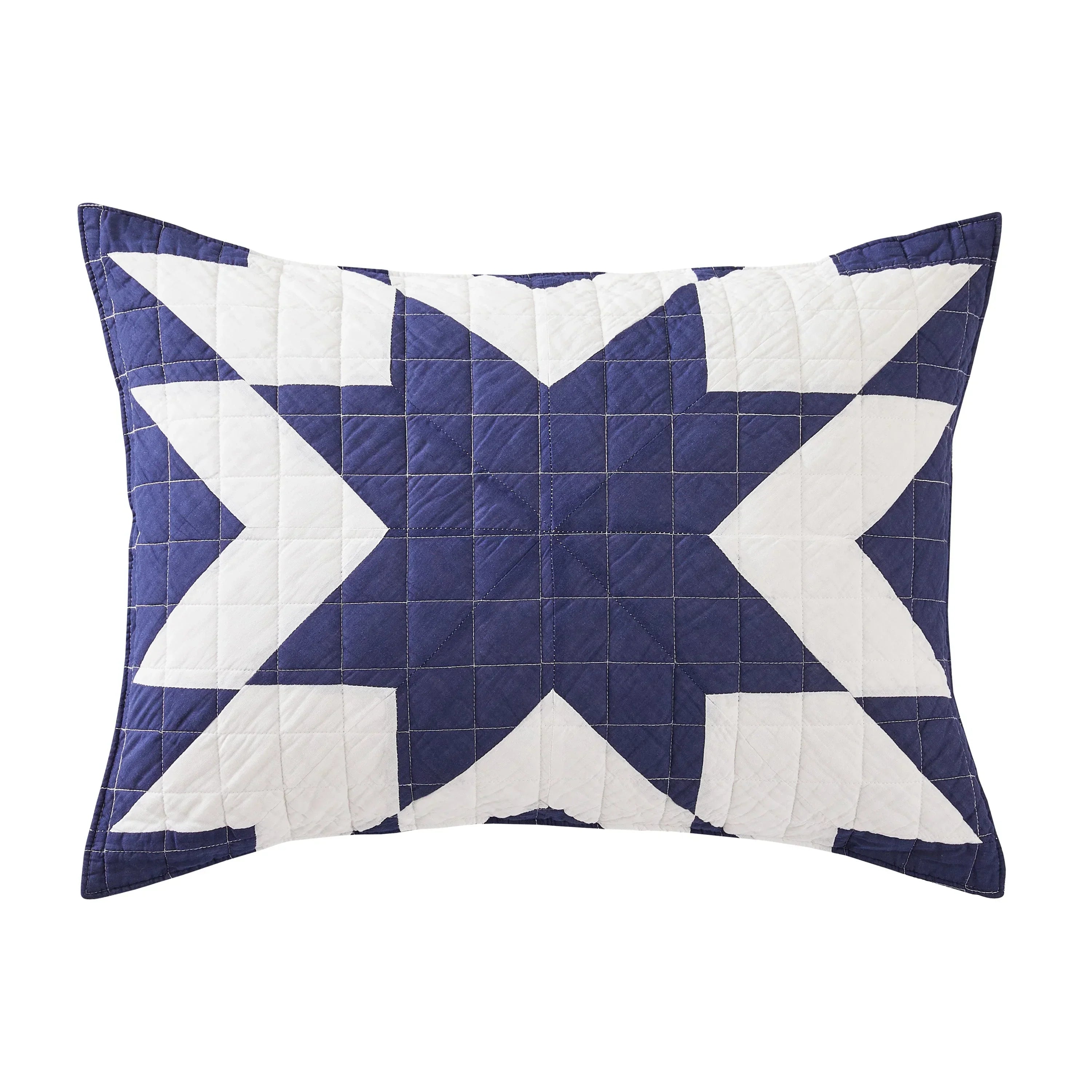 Star Patch Patchwork Cotton Quilt Set Mélange Home