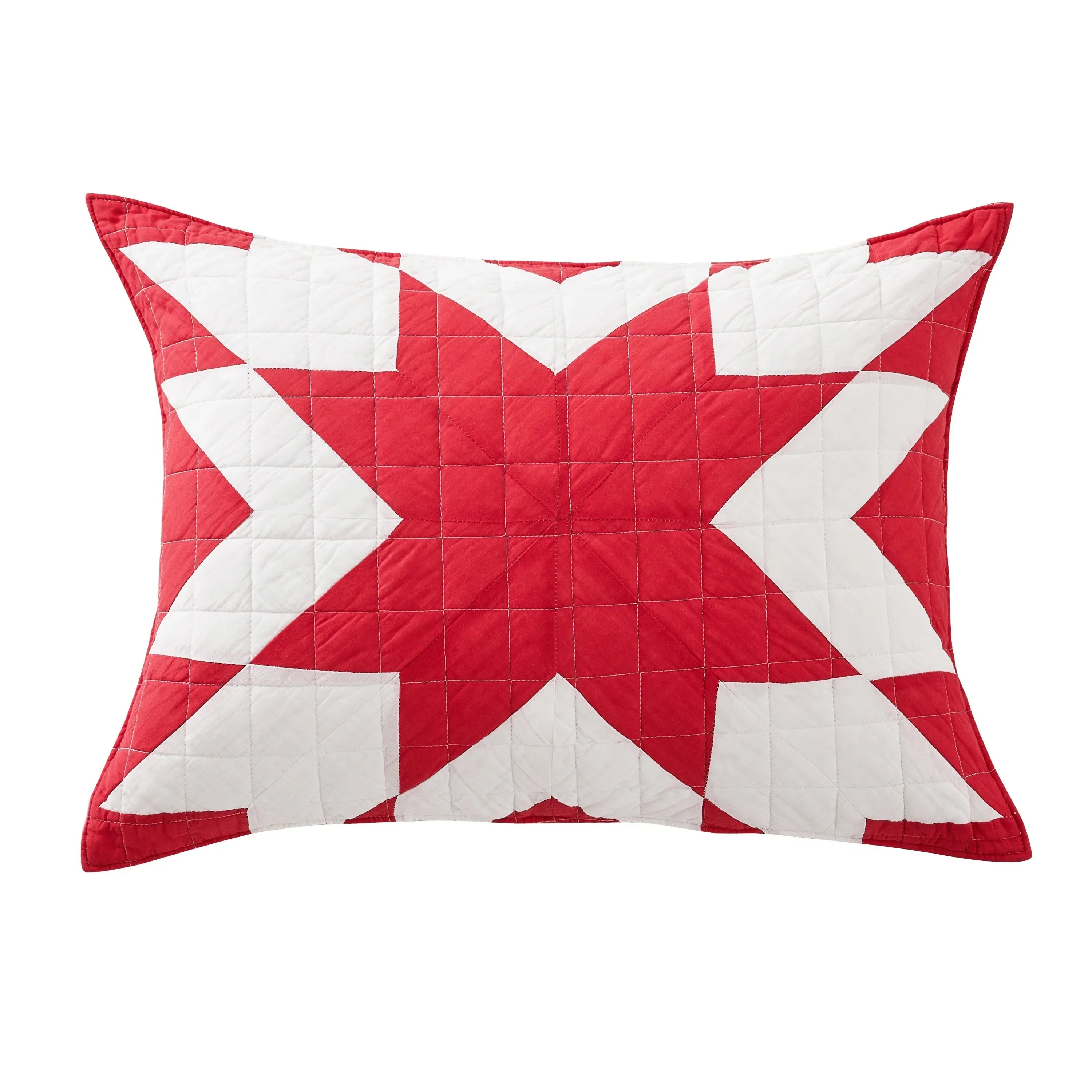 Star Patch Patchwork Cotton Quilt Set Mélange Home