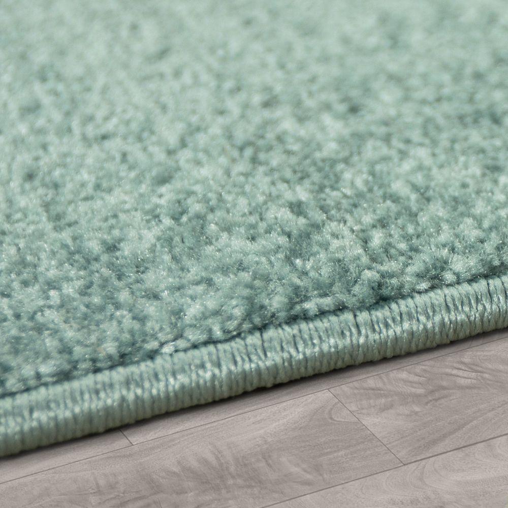 Stars Rug Kids for Nursery in Green White Pastel Colors RugYourHome