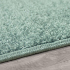 Stars Rug Kids for Nursery in Green White Pastel Colors RugYourHome