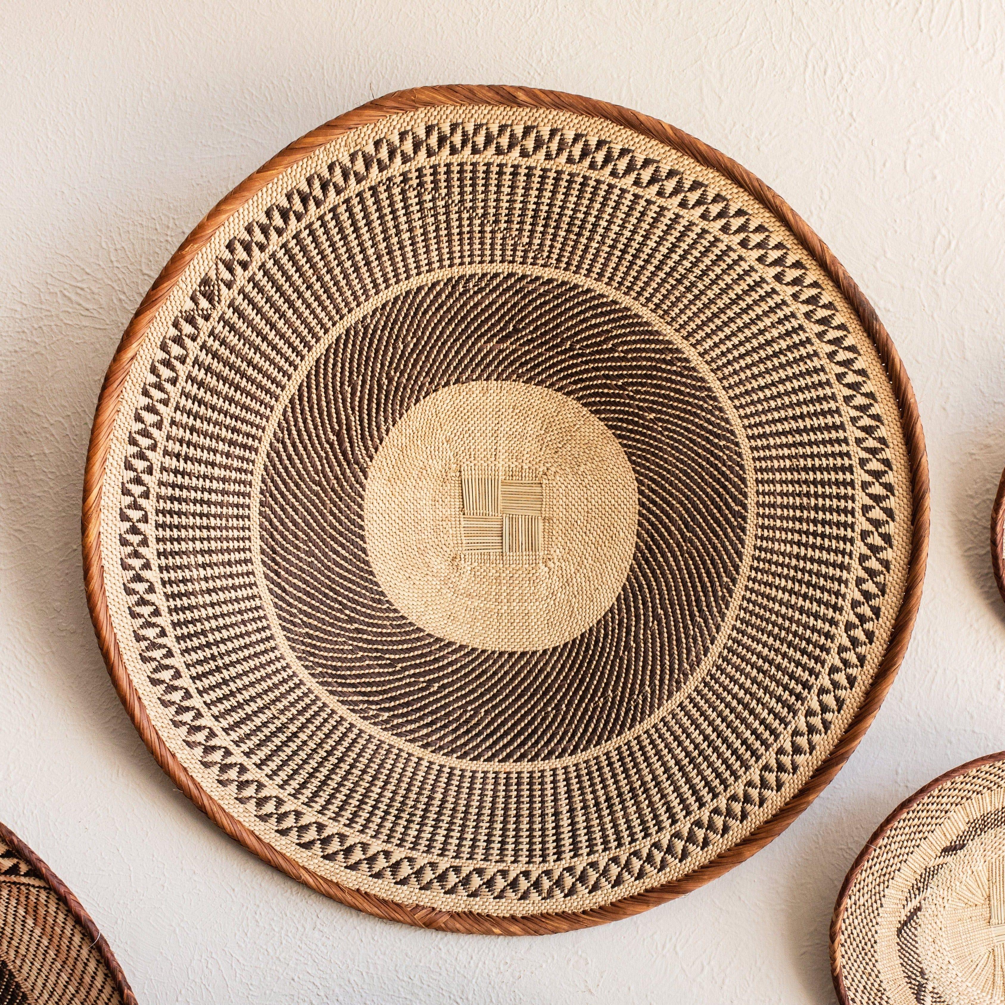 Statement Binga Patterned Wall Hanging Basket Kanju Interiors