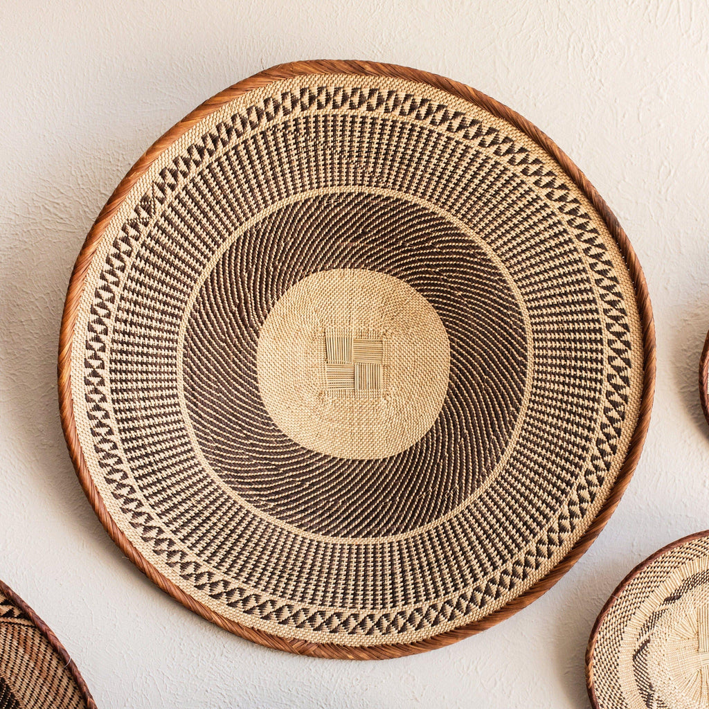 Statement Binga Patterned Wall Hanging Basket Kanju Interiors