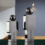 Crystal Statue - Transparent Cartoon Figure, front view - House Of Avana