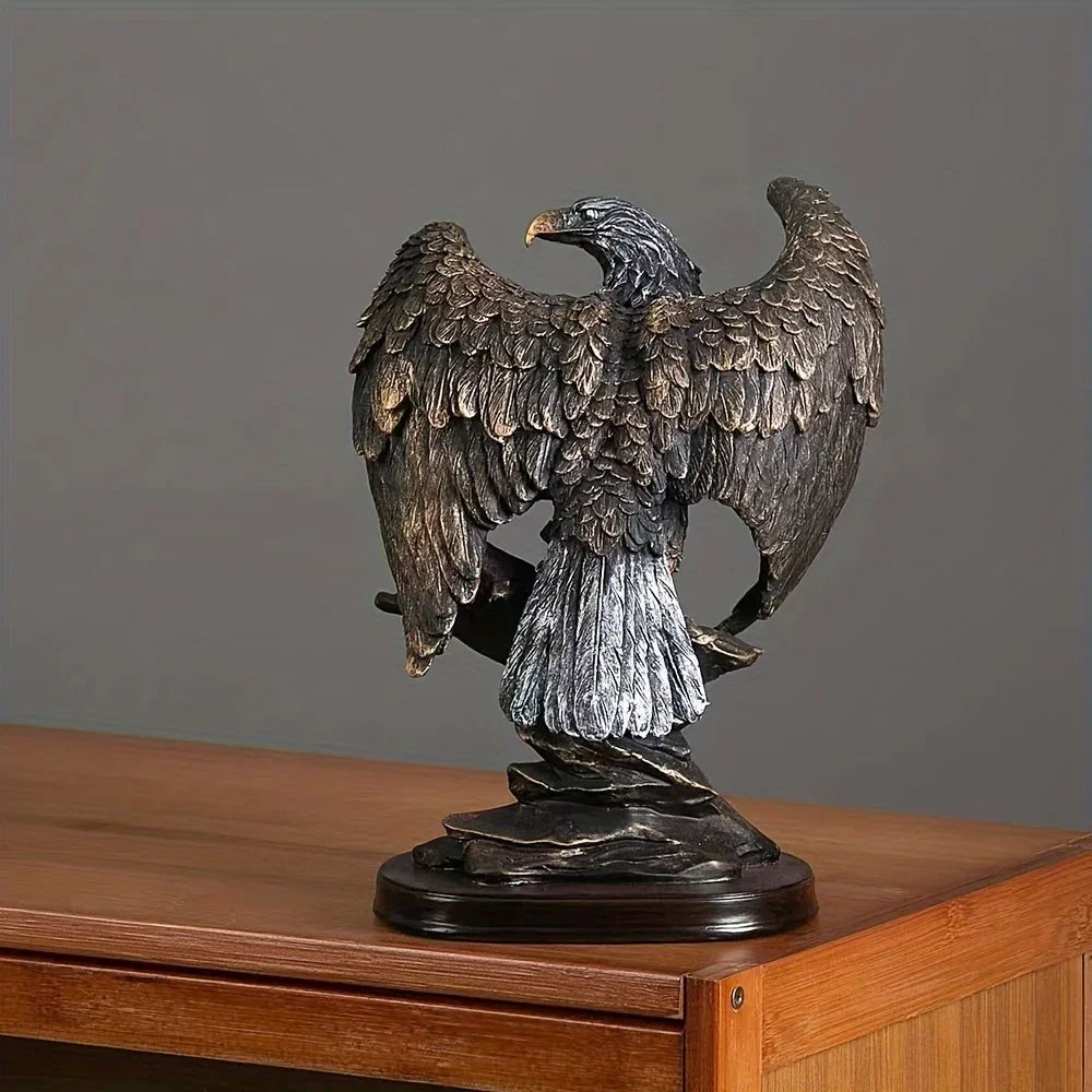 Eagle Statue Decor for High-end Office & Living Room Art - House Of Avana