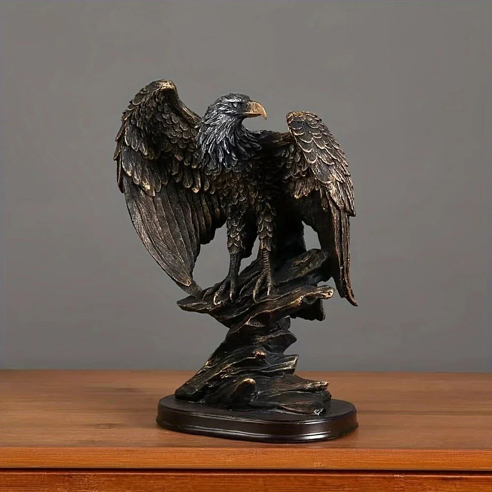 Eagle Statue Decor for High-end Office & Living Room Art - House Of Avana
