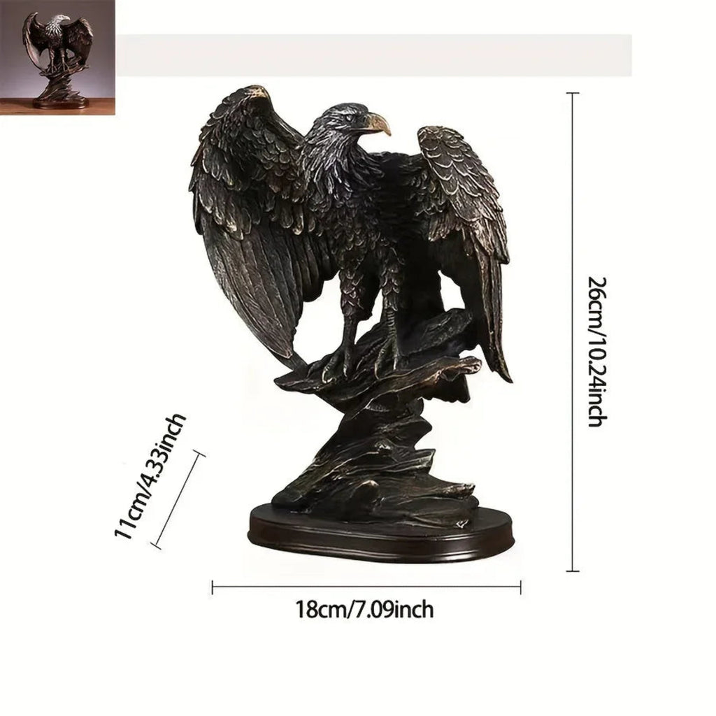 Eagle Statue Decor for High-end Office & Living Room Art - House Of Avana