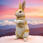 Charming Resin Rabbit Statue - Versatile Indoor/outdoor Decor for Garden, Patio, and Home - House Of Avana
