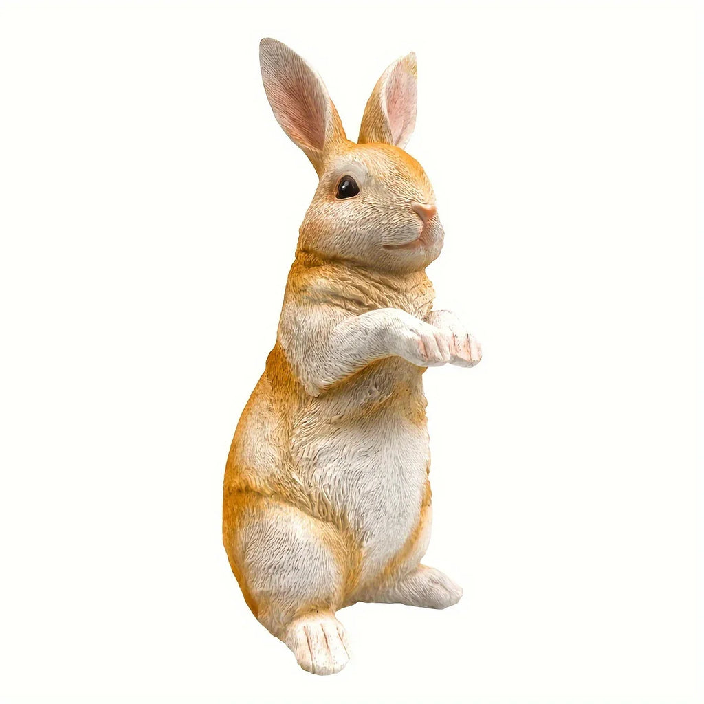 Charming Resin Rabbit Statue - Versatile Indoor/outdoor Decor for Garden, Patio, and Home - House Of Avana