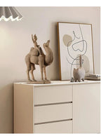 Terracotta Statue Resin Ornaments Desk Decoration Simulated Unearthed Pottery Horse Sculptures Room... - House Of Avana