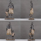 12 African Statues and Sculptures. African Father and Son Statue Modern Home Decor Home Decor for... - House Of Avana