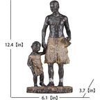 12 African Statues and Sculptures. African Father and Son Statue Modern Home Decor Home Decor for... - House Of Avana