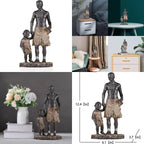 12 African Statues and Sculptures. African Father and Son Statue Modern Home Decor Home Decor for... - House Of Avana