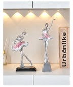 Elegant Ballet Girl Statue - House Of Avana
