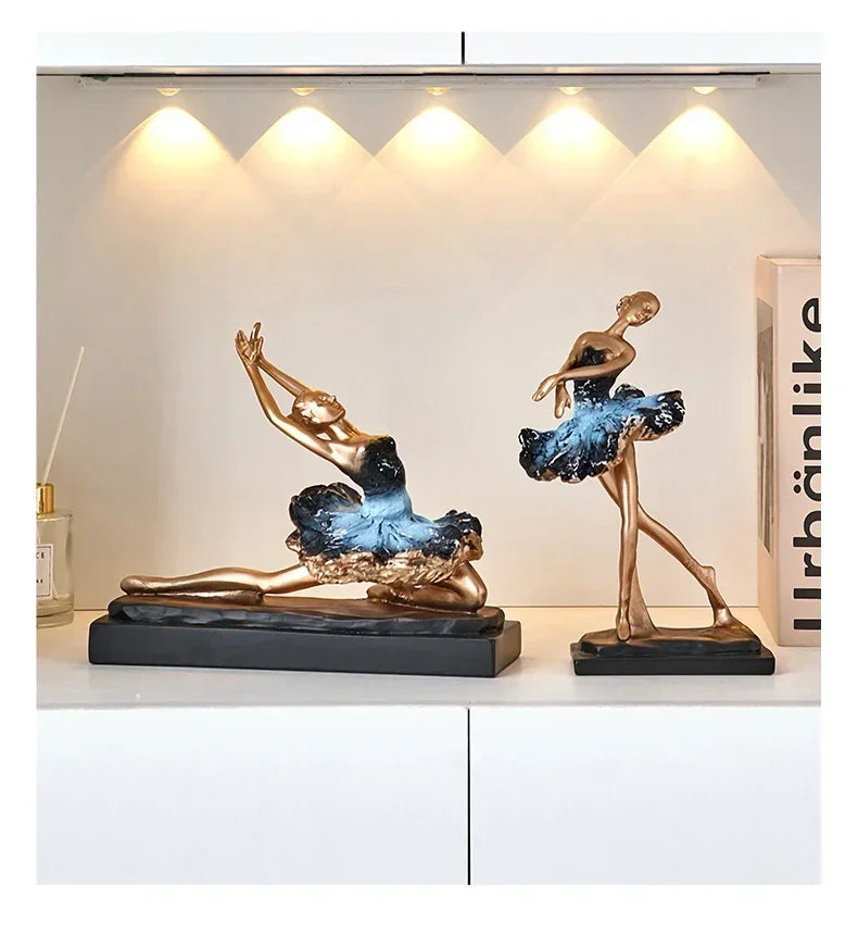 Elegant Ballet Girl Statue - House Of Avana