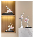Elegant Ballet Girl Statue - House Of Avana