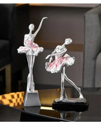 Elegant Ballet Girl Statue - House Of Avana