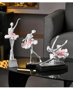 Elegant Ballet Girl Statue - House Of Avana