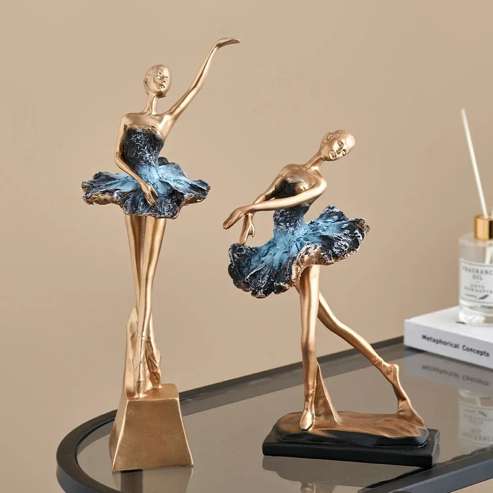 Elegant Ballet Girl Statue - House Of Avana