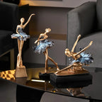 Elegant Ballet Girl Statue - House Of Avana