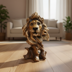 Lion Statue - Majestic Bronze Small
