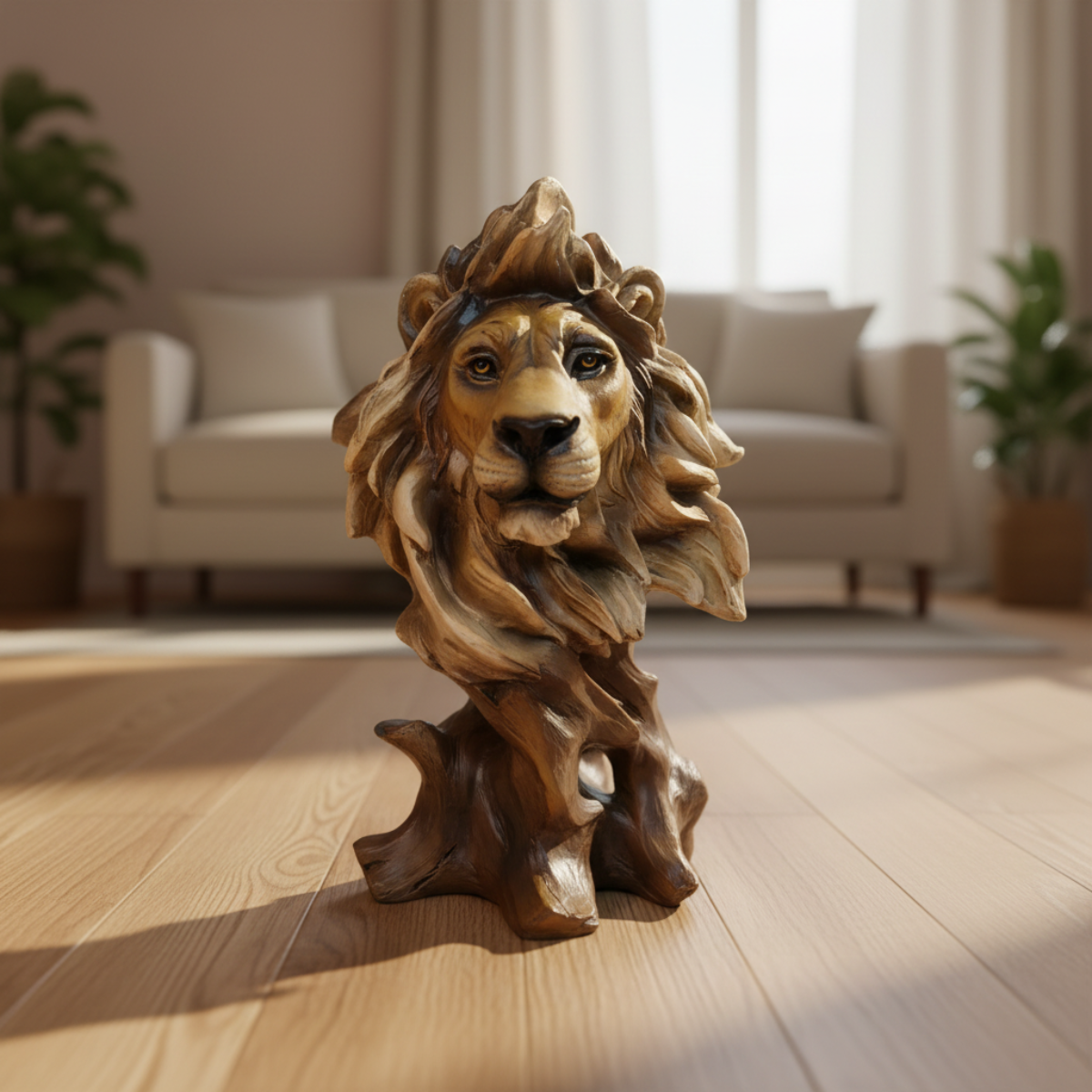 Lion Statue - Majestic Bronze Small