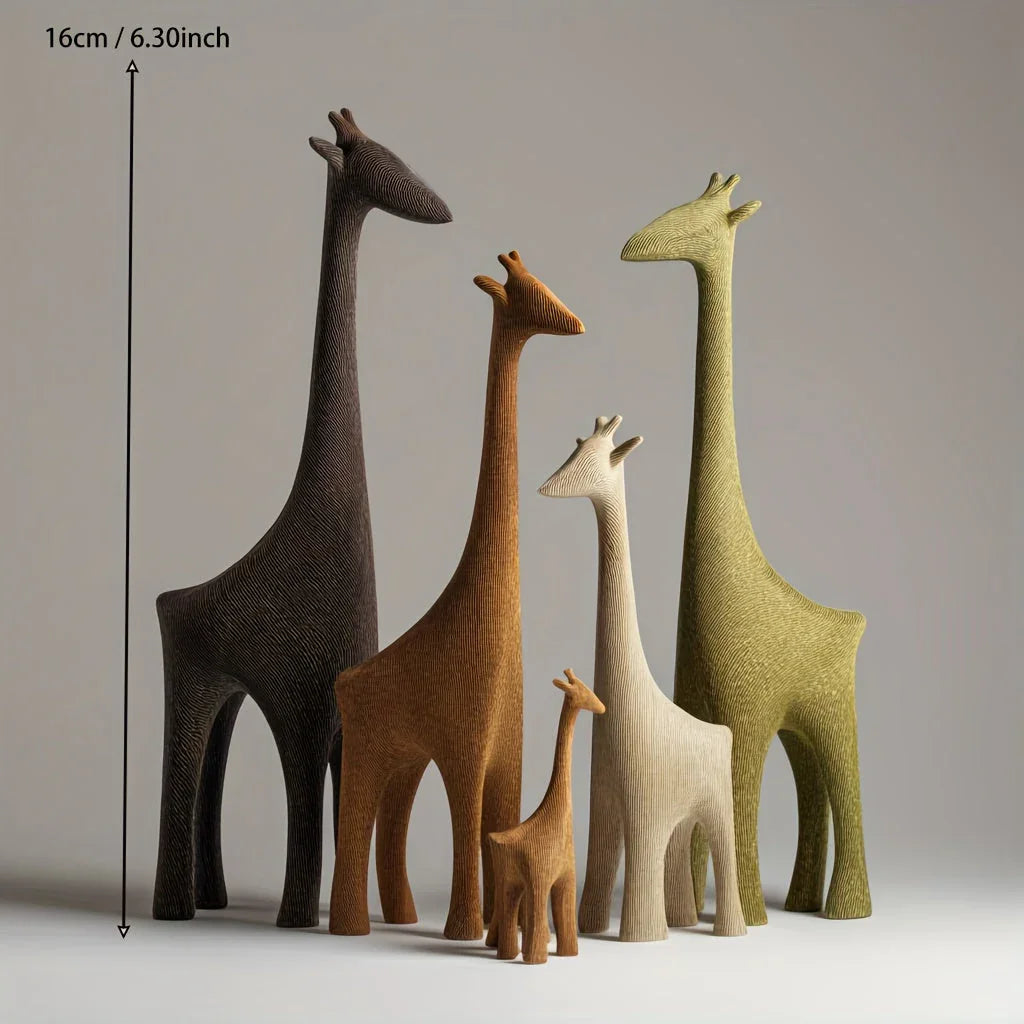 S/set Modern Simple Deer Statue Ornaments Home Decoration Bedroom Living Room Bookshelf Fireplace Porch... - House Of Avana