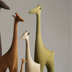 S/set Modern Simple Deer Statue Ornaments Home Decoration Bedroom Living Room Bookshelf Fireplace Porch... - House Of Avana