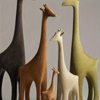 S/set Modern Simple Deer Statue Ornaments Home Decoration Bedroom Living Room Bookshelf Fireplace Porch... - House Of Avana