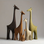 S/set Modern Simple Deer Statue Ornaments Home Decoration Bedroom Living Room Bookshelf Fireplace Porch... - House Of Avana