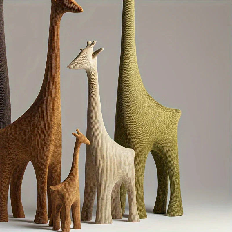 S/set Modern Simple Deer Statue Ornaments Home Decoration Bedroom Living Room Bookshelf Fireplace Porch... - House Of Avana