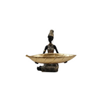 Figurine - Golden African Tray