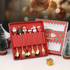 Stainless Steel Christmas Cutlery Set, Spoons and Forks - House Of Avana
