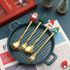 Stainless Steel Christmas Cutlery Set, Spoons and Forks - House Of Avana