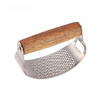 Durable Stainless Steel Garlic Press with Wooden Handle & Built-in Bottle Opener - Easy-to-use Manual... - House Of Avana