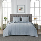 Stonewashed Cotton Quilt Set Mélange Home